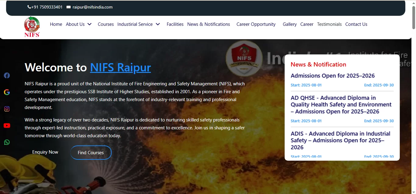 NIFS Raipur